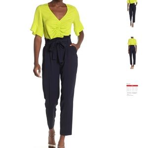 Rachel Roy trousers navy blue NWT